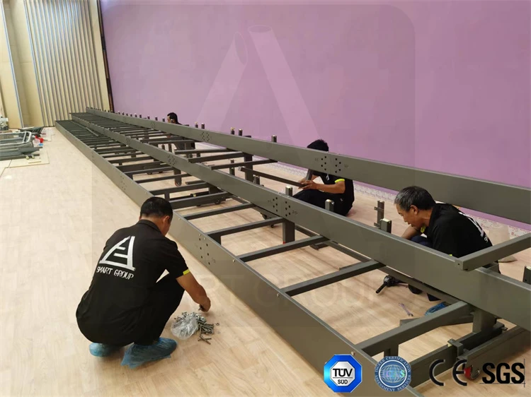 mobile indoor bleachers